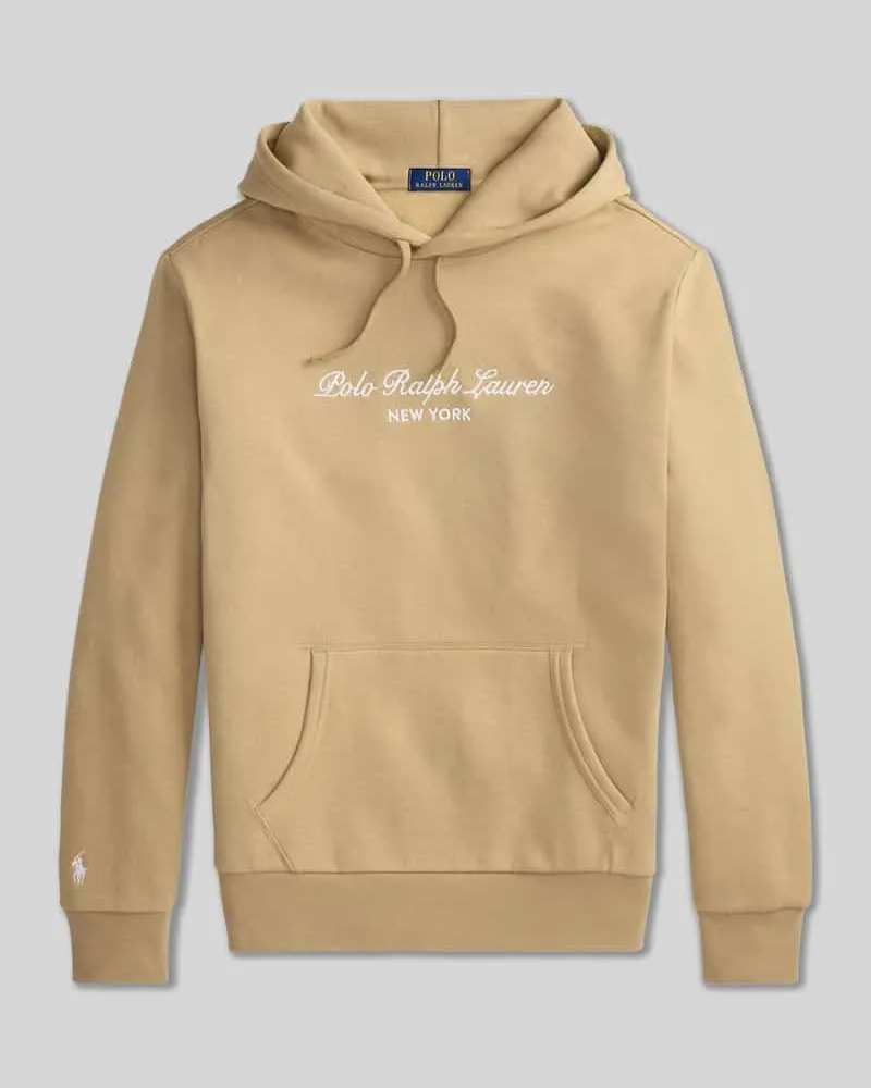 Ralph Lauren Relaxed Fit Hoodie aus Baumwoll-Mix Beige