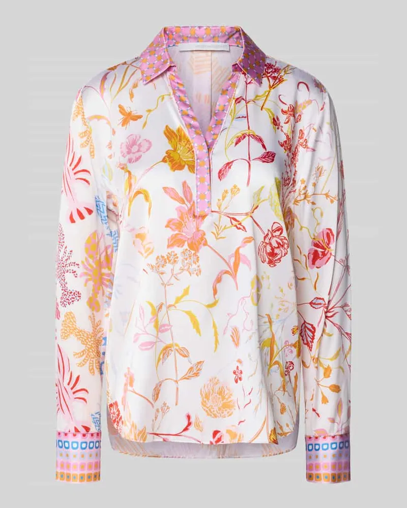 Herzen's Angelegenheit Regular Fit Bluse aus Seide-Elasthan-Mix Pink