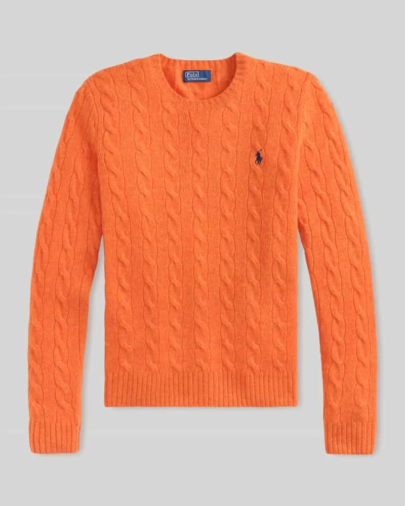 Ralph Lauren Regular Fit Pullover aus Woll-Kaschmir-Mix 'JULIANNA Orange