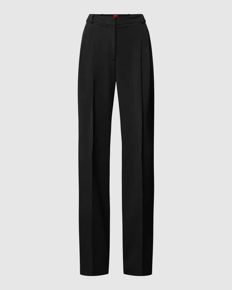 HUGO BOSS Hose mit Bügelfalten Modell 'Havira Black