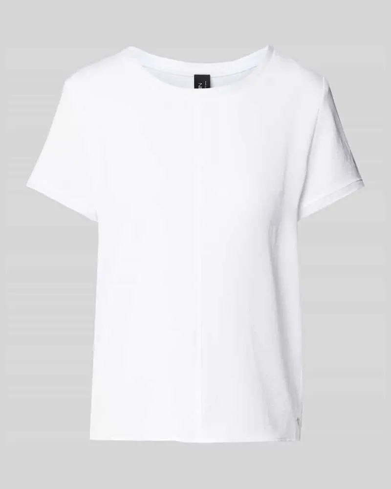 Marc Cain Blusenshirt mit Rundhalsausschnitt Weiss