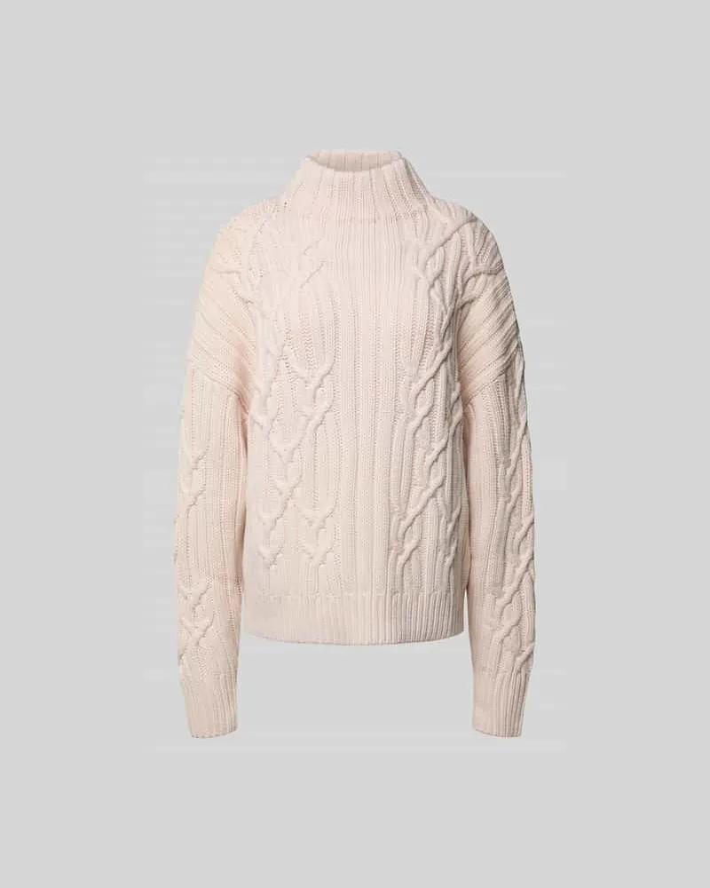 IRO Pullover mit gerippten Abschlüssen Beige
