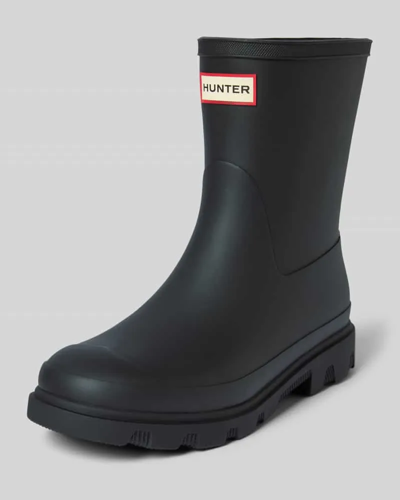 Hunter Gummistiefel mit Logo Black