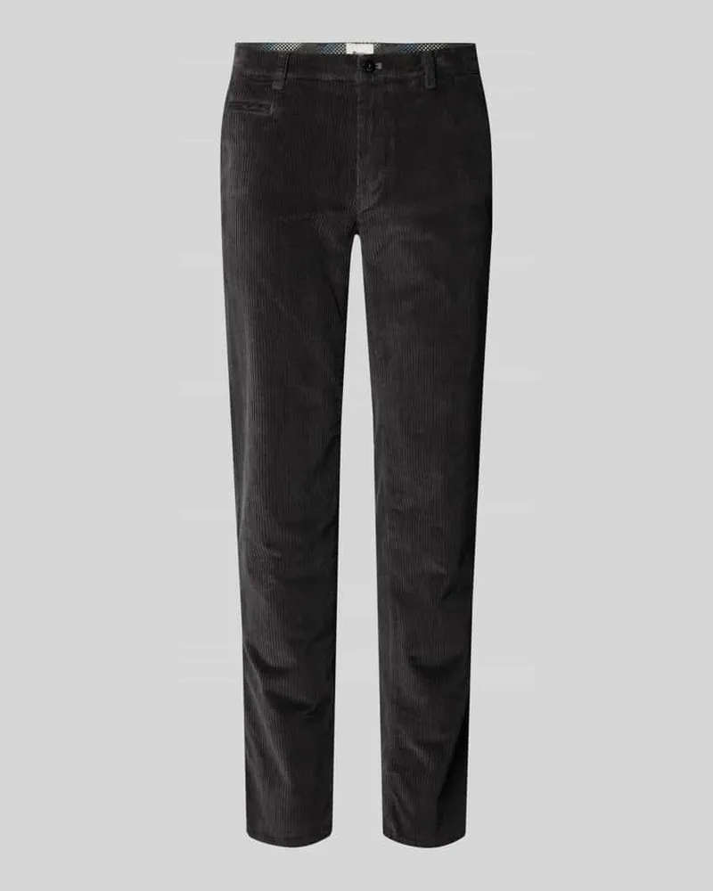 Brax Cordhose mit Eingrifftaschen Modell 'Fabio Mittelgrau