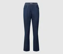 Slim Fit 5-Pocket-Jeans mit elastischem Bund - 'Super Dynamic