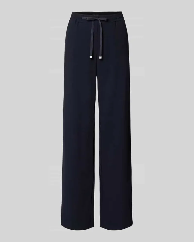 MAC Jeans Wide Leg Hose mit Tunnelzug Modell 'Chrisy Marine