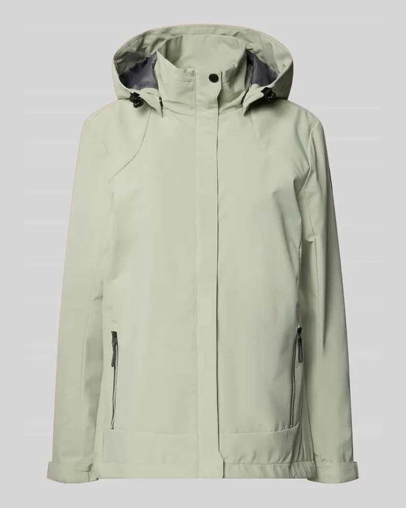 G.I.G.A. DX Parka mit Kapuze und verdecktem Reißverschluss Hellgruen