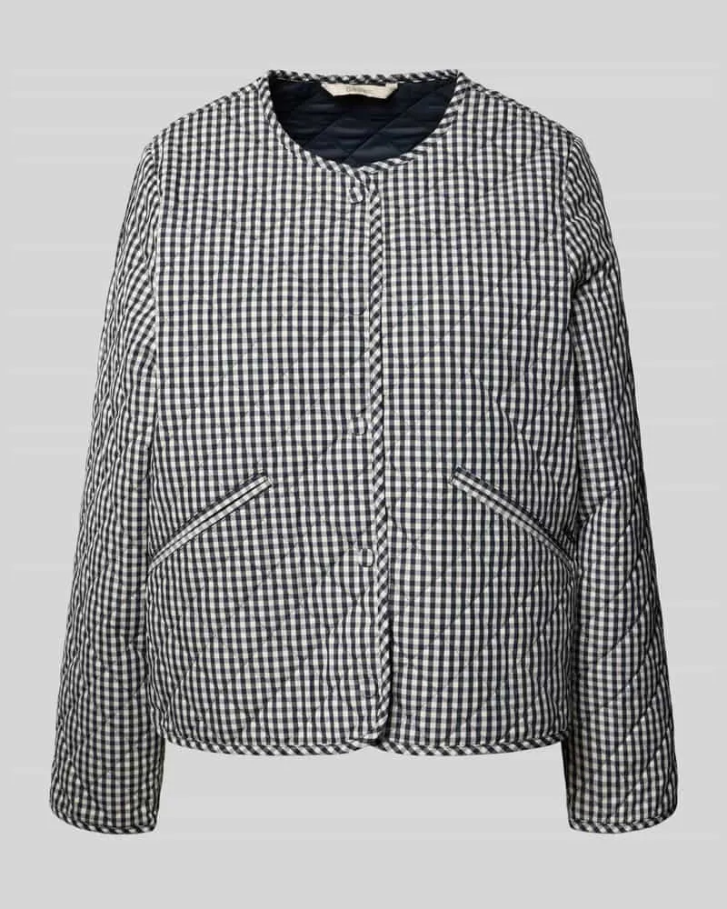 Barbour Regular Fit Steppjacke mit Allover-Muster Modell 'CASHEL Marine