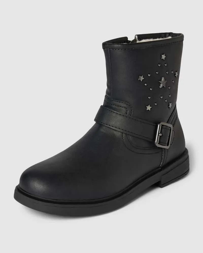 Geox Stiefel mit Dornschließe Modell 'ECLAIR Black
