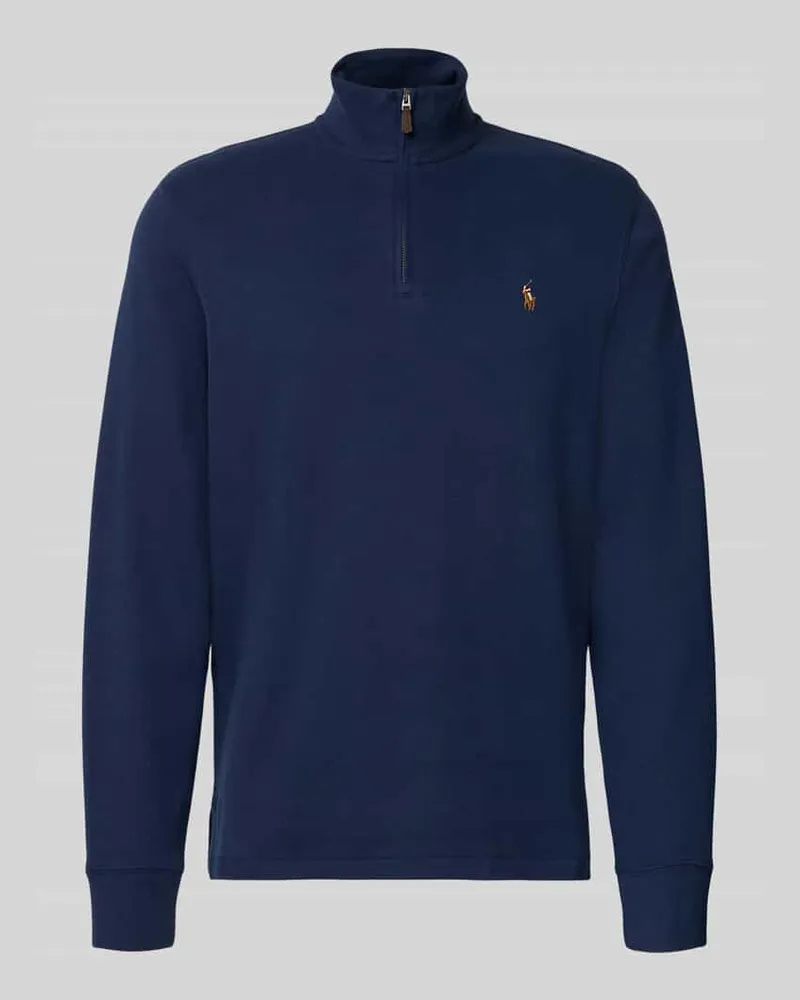 Ralph Lauren Relaxed Fit Troyer aus reiner Baumwolle Marine