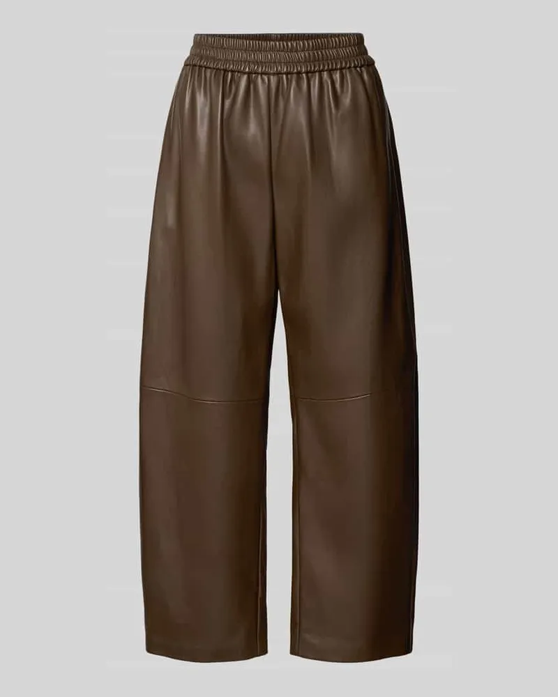 Suncoo Barrel Fit Hose in Leder-Optik Modell 'JUST Khaki