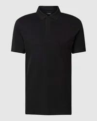 JOOP! Poloshirt im unifarbenen Design Modell 'Primus Black