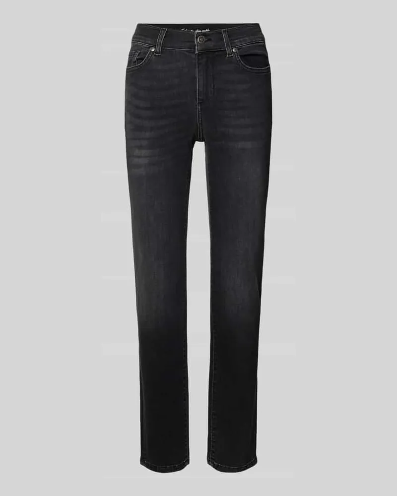 Liu Jo Slim Fit Jeans mit Eingrifftaschen Anthrazit