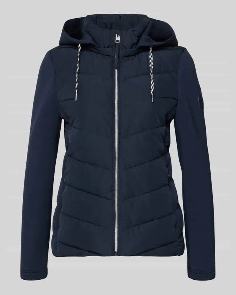 Christian Berg Slim Fit Jacke mit gefüttertem Stehkragen Dunkelblau