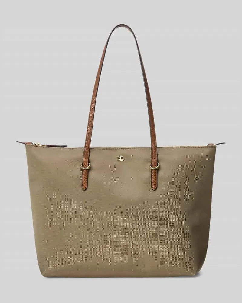 Ralph Lauren Henkeltasche mit Logo-Detail Taupe