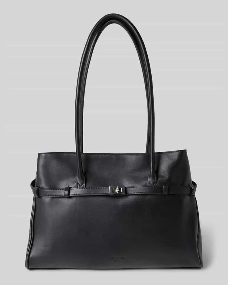 Liebeskind Satchel Bag mit Label-Detail Modell 'NORI Black