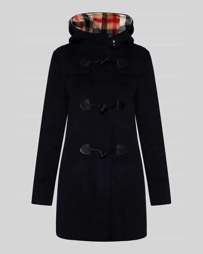 Gil Bret Regular Fit Dufflecoat aus Woll-Mix Marine
