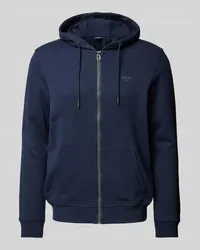 JOOP! Sweatjacke mit Label-Print Modell 'Salvatore Marine