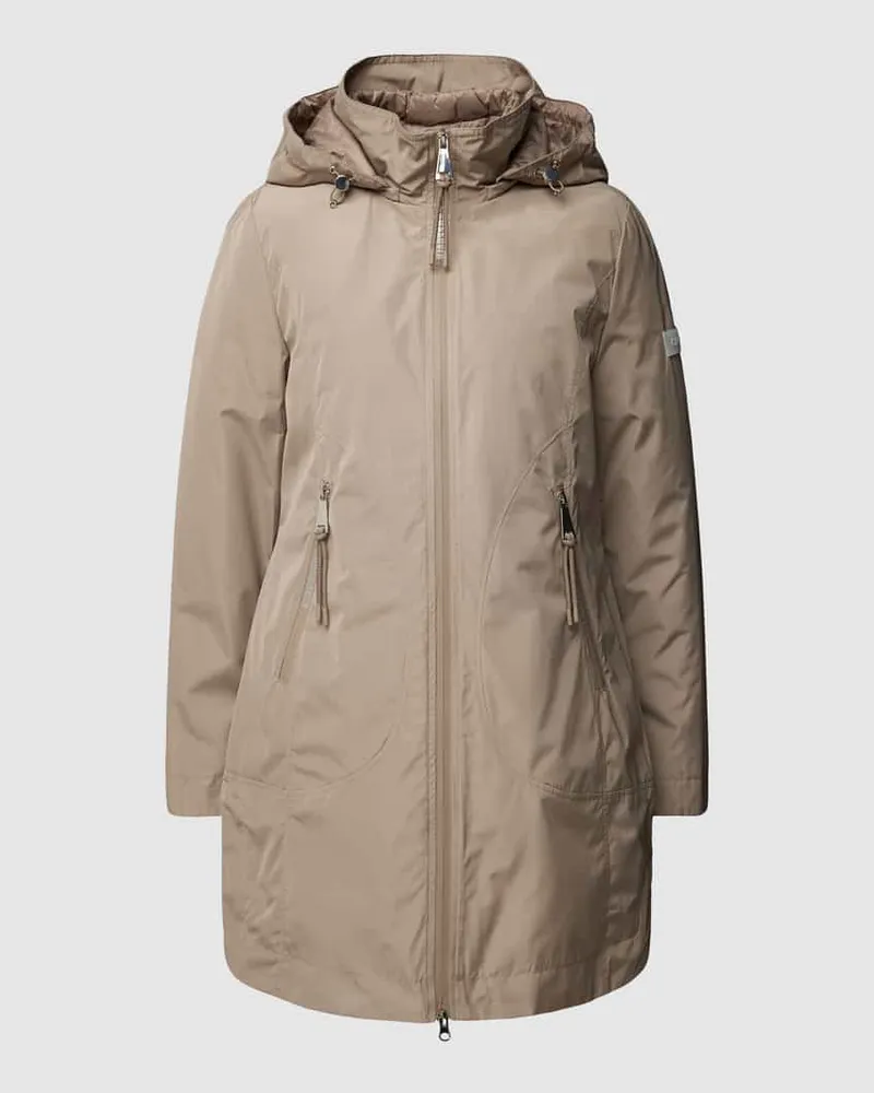 Betty Barclay Parka mit Label-Detail Taupe