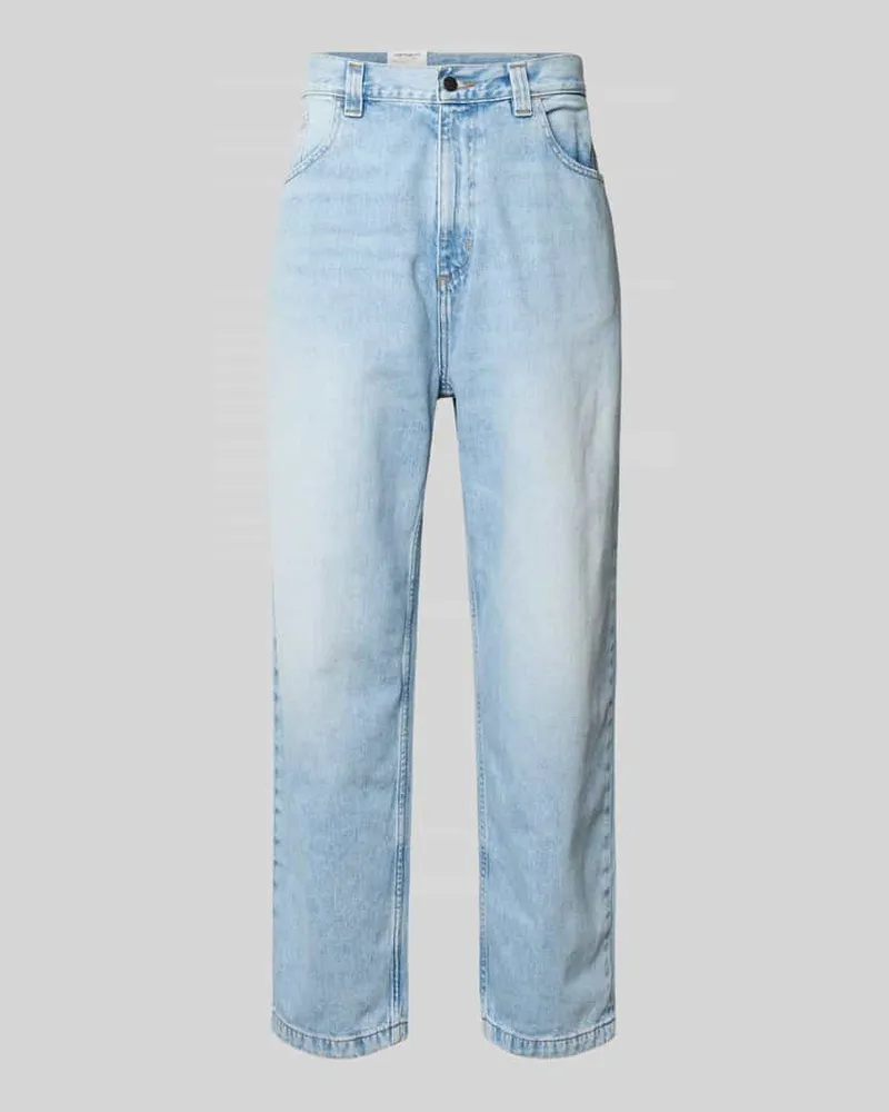 Carhartt WIP Wide Fit Jeans im 5-Pocket-Design Modell 'Brandon Jeansblau