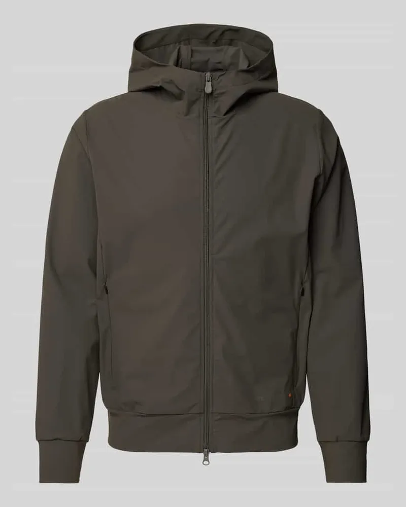Save The Duck Windbreaker mit Zweiwege-Reißverschluss Modell 'LUIZ Anthrazit