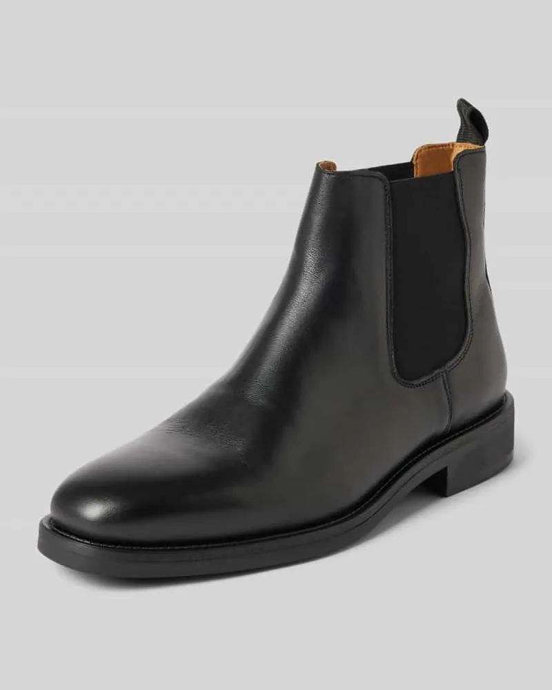 Selected Homme Chelsea Boots mit elastischen Einsätzen Modell 'JOSEPH Black