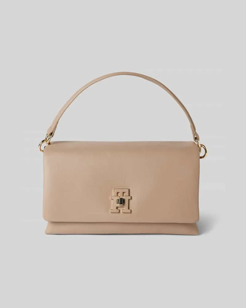Tommy Hilfiger Umhängetasche mit Turnlock Taupe