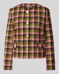 Christian Berg Blazer in Bouclé-Optik Pink