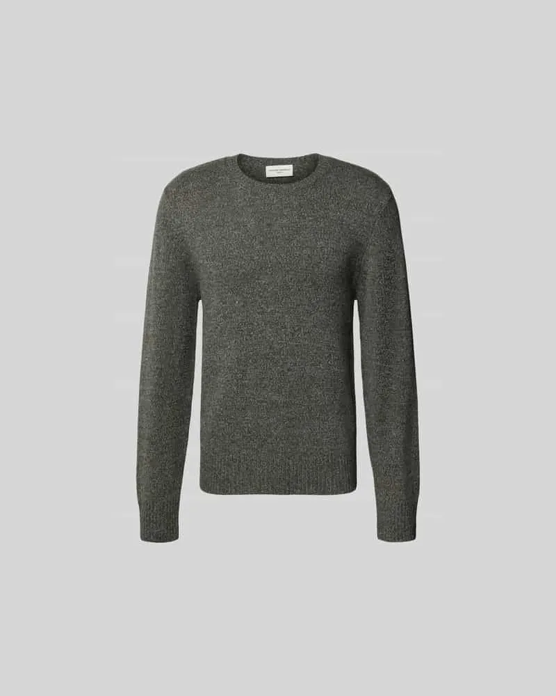 Officine Generale Pullover aus Woll-Kaschmir-Mix Taupe