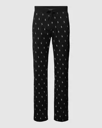 Ralph Lauren Sweatpants mit Allover-Print Modell 'LIQUID Black