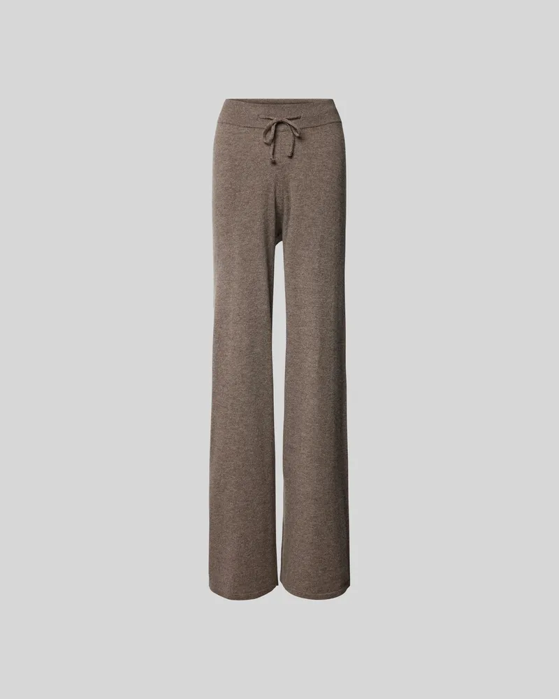 Juvia Stoffhose mit elastischem Bund Taupe