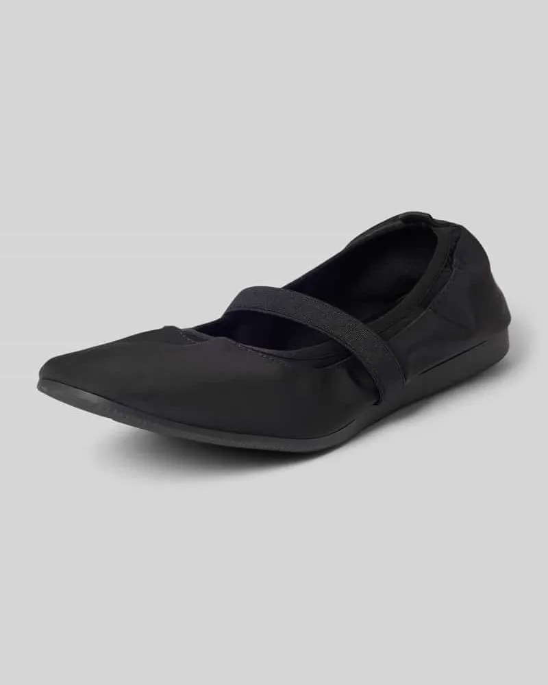 Vagabond Ballerina mit elastischem Riemen Modell 'HILLARY Black