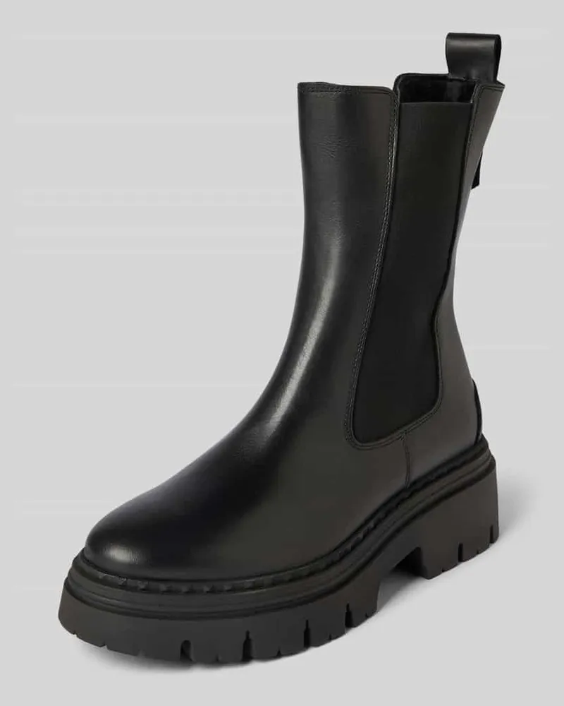 Tamaris Chelsea Boots aus echtem Leder Black