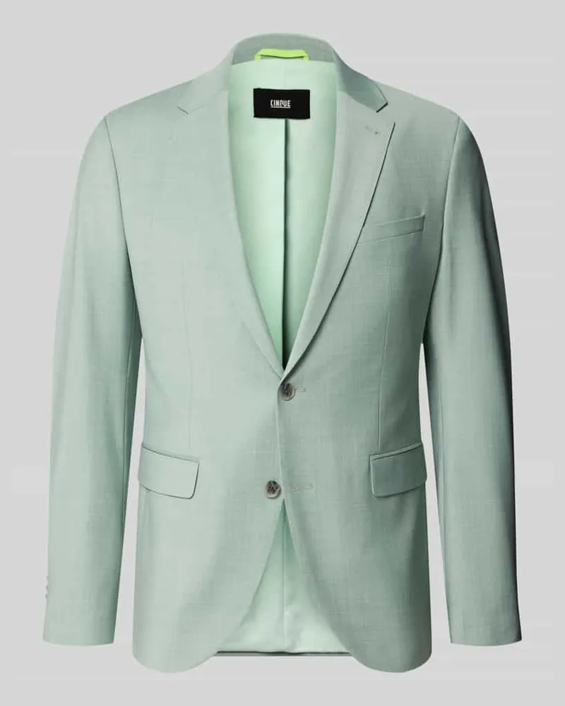 cinque Slim Fit 2-Knopf-Sakko mit Pattentaschen Modell 'Monopoly Hellgruen