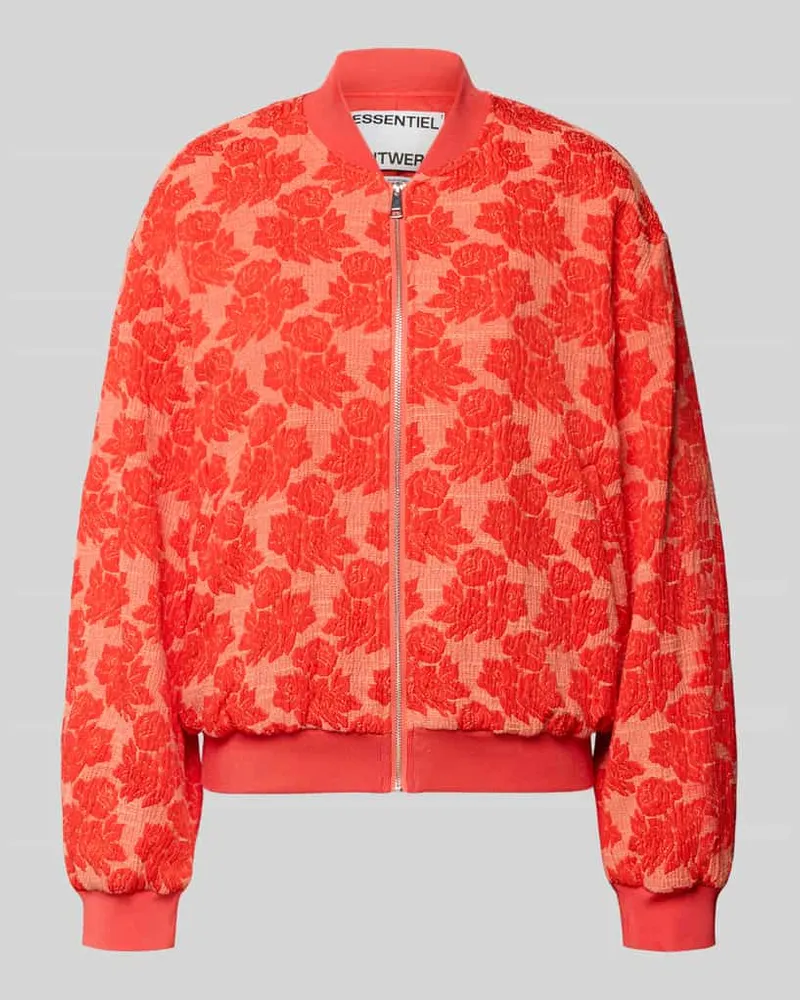Essentiel Oversized Bomberjacke mit Baumwoll-Anteil Modell 'JIBE Orange