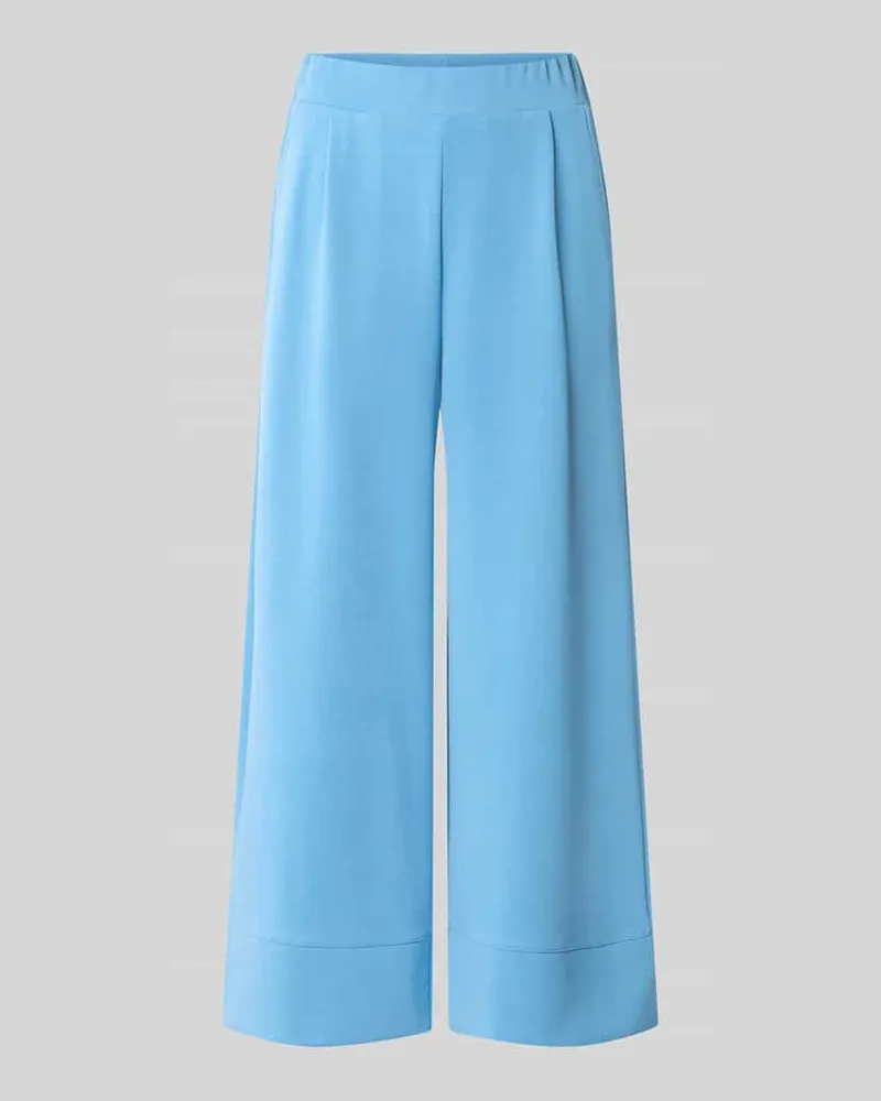 Rich&Royal Wide Leg Sweatpants aus Modal-Mix Hellblau