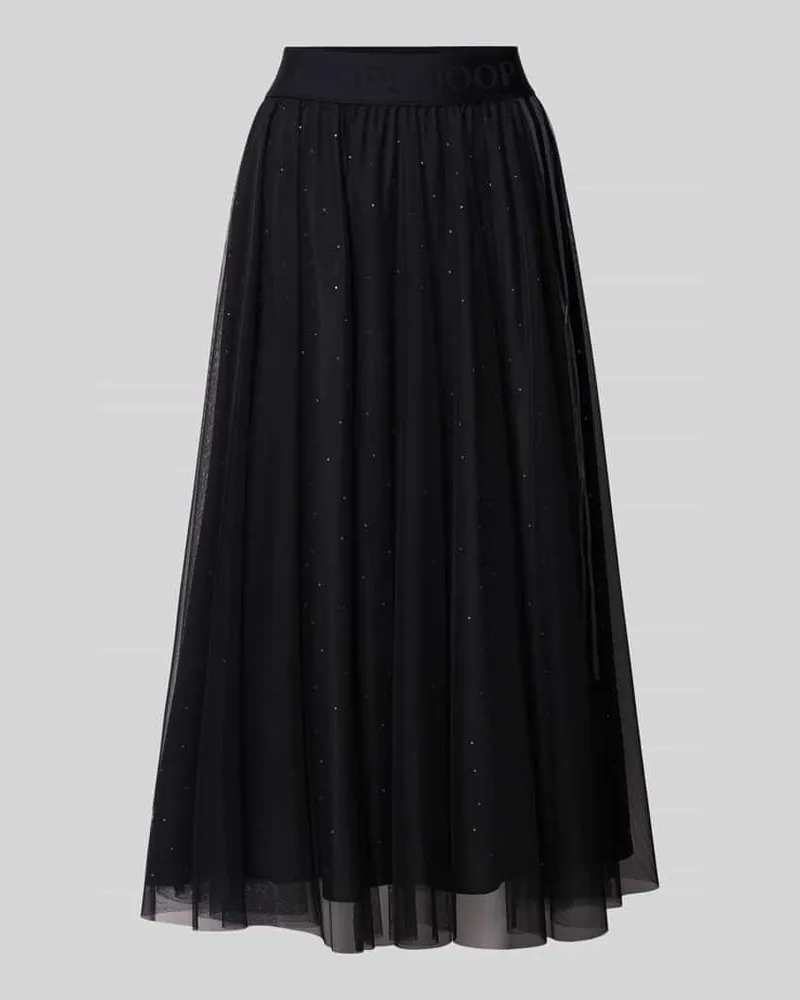 JOOP! Midirock aus Tüll mit elastischem Bund Modell 'Frida Black