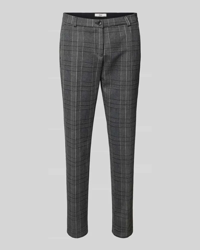 Brax Stoffhose mit Gürtelschlaufen Modell 'MARON Dunkelgrau