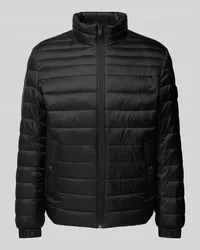 HUGO BOSS Steppjacke mit Stehkragen Modell 'Oden Black