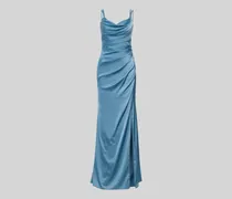 Abendkleid mit Ziersteinbesatz