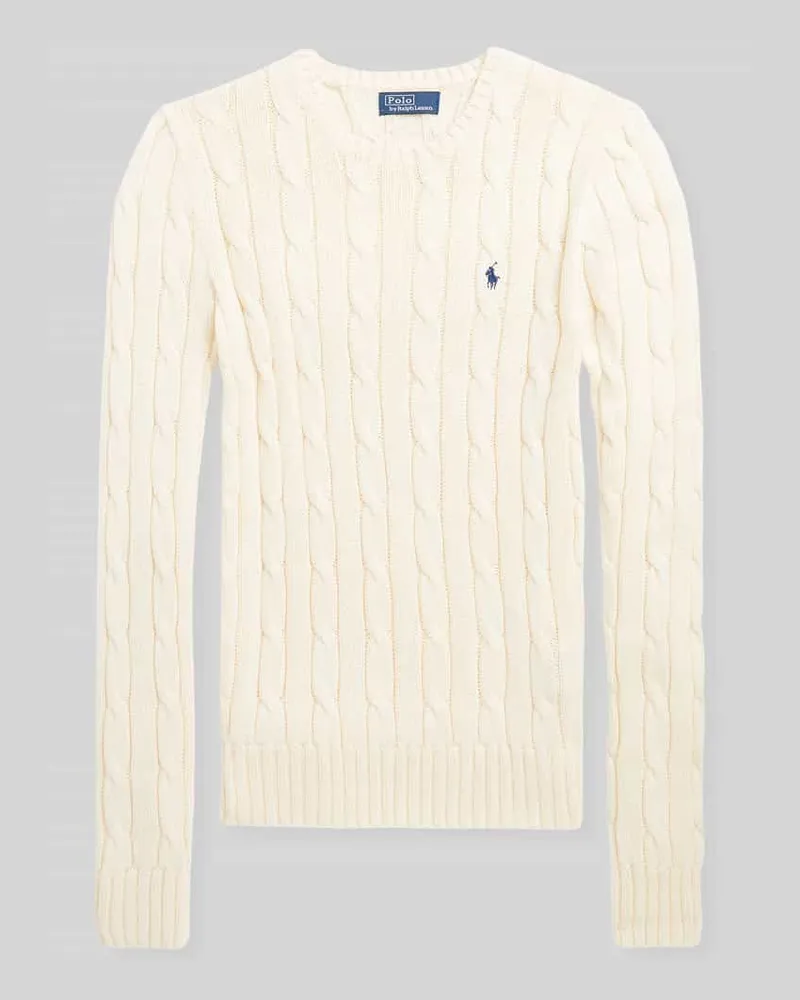 Ralph Lauren Regular Fit Strickpullover aus Woll-Kaschmir-Mix Sand