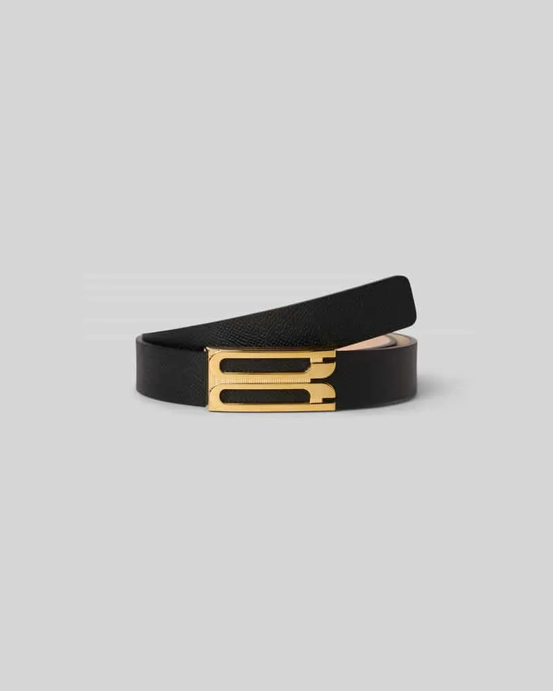 Victoria Beckham Gürtel mit Zierschnalle Black