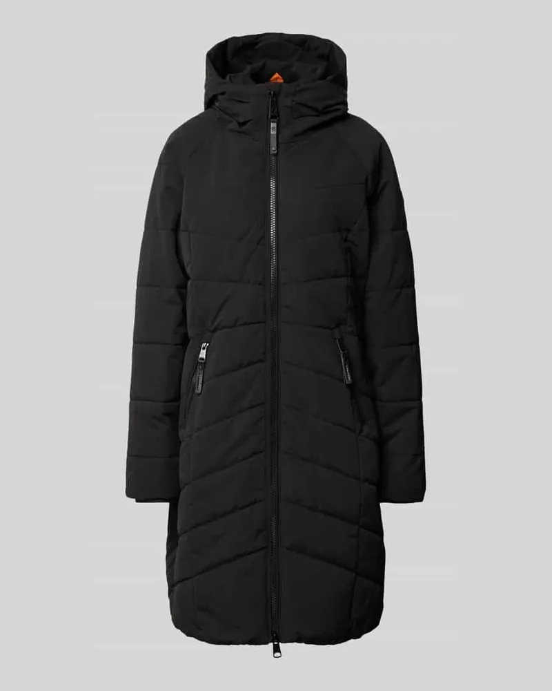 Ragwear  Steppmantel mit Zweiwege-Reißverschluss Modell 'Dizzie Black