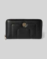 HUGO BOSS Portemonnaie mit Label-Detail Modell 'ICON Black