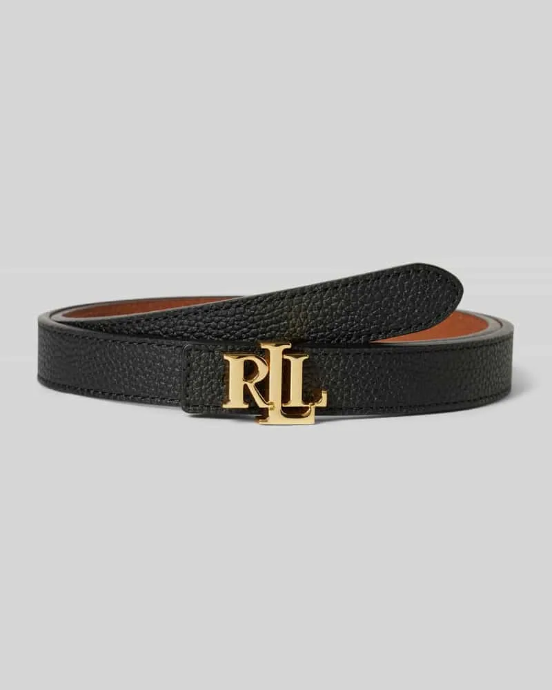 Ralph Lauren Gürtel aus Rindsleder mit Wendefunktion Black