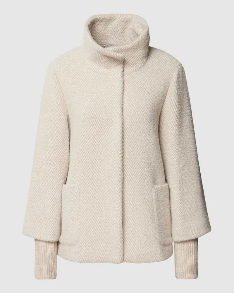 S.Oliver Jacke in Fell-Optik Beige