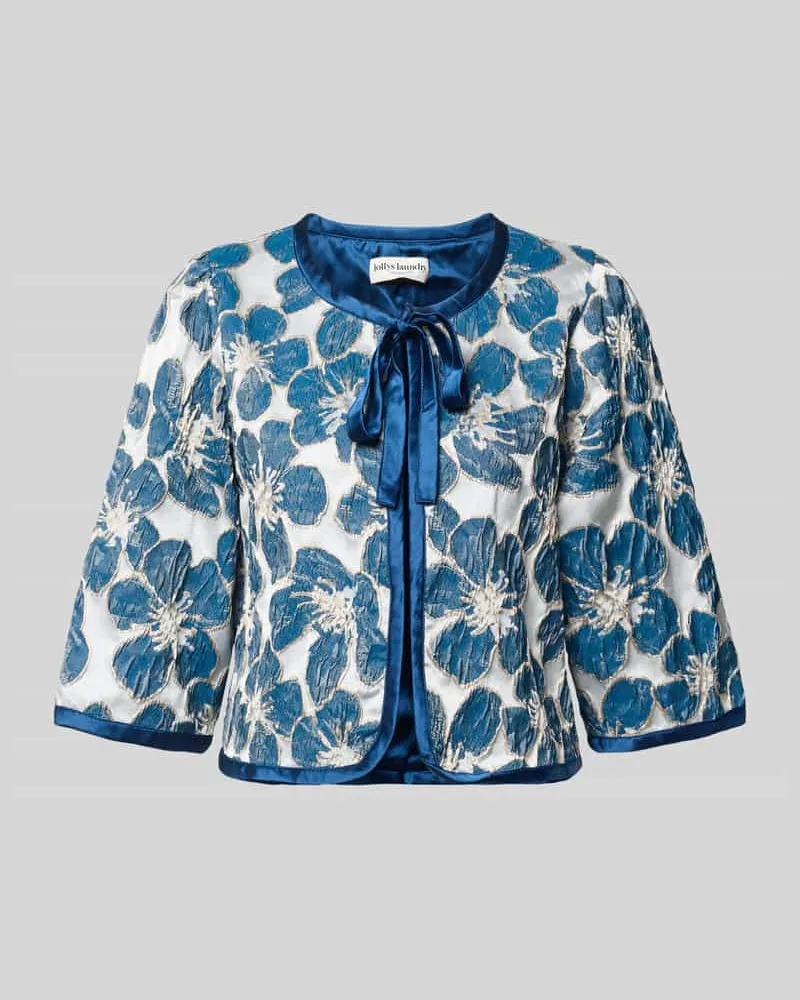 Lollys Laundry Jacke mit Schnürung Modell 'Trine Blau