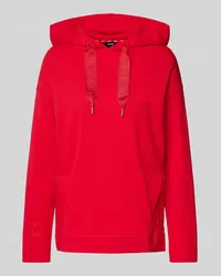 JOOP! Hoodie mit Label-Stitching Rot