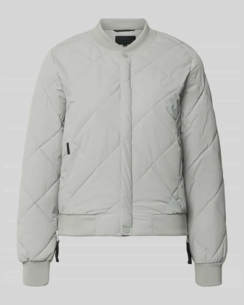 khujo Steppjacke mit Knopfleiste Modell 'ANGE2 Hellgrau