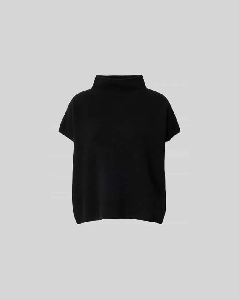 Filippa K T-Shirt in Strick-Optik Black